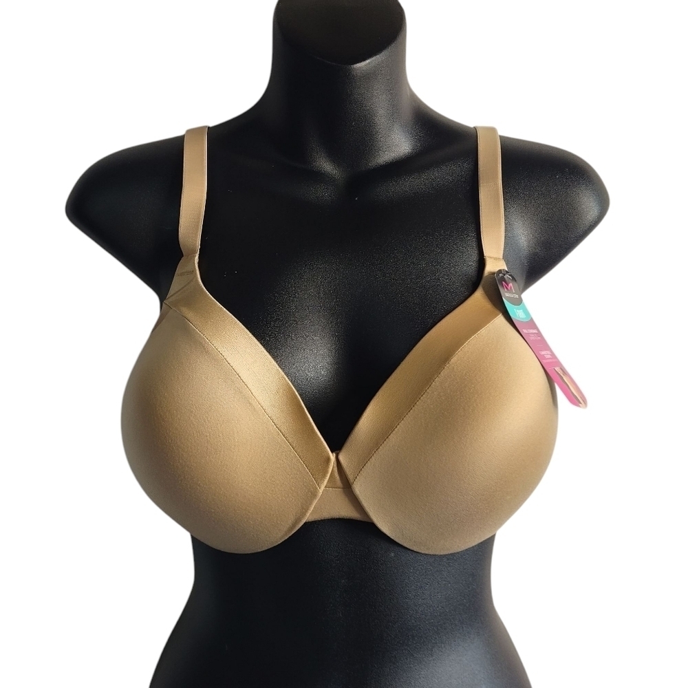 Maidenform T-Shirt Tan Full Coverage Convertible Straps Undewire Bra 34DD NWT